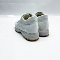 Hogan Interactive H Forata, HXW00N00E30KLAB001, Womens Sneakers, Leather, White, Icon Design, Size 37 1/2.