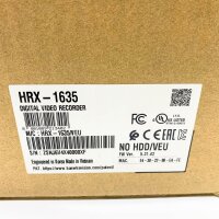 Hanwha Digital Video Recorder HRX-1635, 8MP, 16 Kanal,...