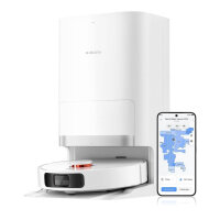 Xiaomi Robot Vacuum X20+, Saugroboter, 6000Pa, LDS-Navigation, 4L Wasser, 280m² Wischfläche, 2 rotierende Wischmops.