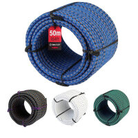 MAGMA Bungee Rope 8mm, 50m, elastic rubber rope for...