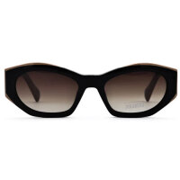 Visionario LUCIA 01, sunglasses, green with case, stylish...