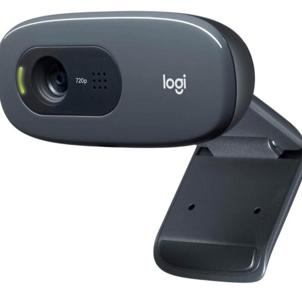 Logitech C270, Webcam, HD 720p, 60° field of view, USB, noise reduction, fixed focus, exposure correction, universal.