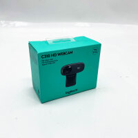 Logitech C310, Webcam, HD 720p, 60° Sichtfeld, fester Fokus, USB, Rauschunterdrückung, ideal für Skype & Co., Schwarz.