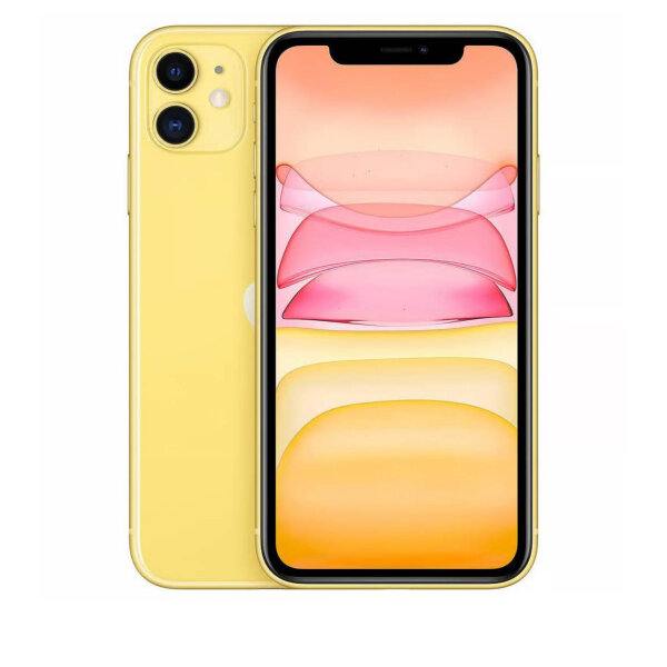 Apple iPhone 11, 64GB, Gelb, Akku 87%, Apple Garantie: Abgelaufen, inkl. OVP, & Zubheör