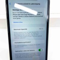 Apple iPhone 11, 128GB, White, Battery 100%, Apple Warranty: Expired, including original packaging, without accessories