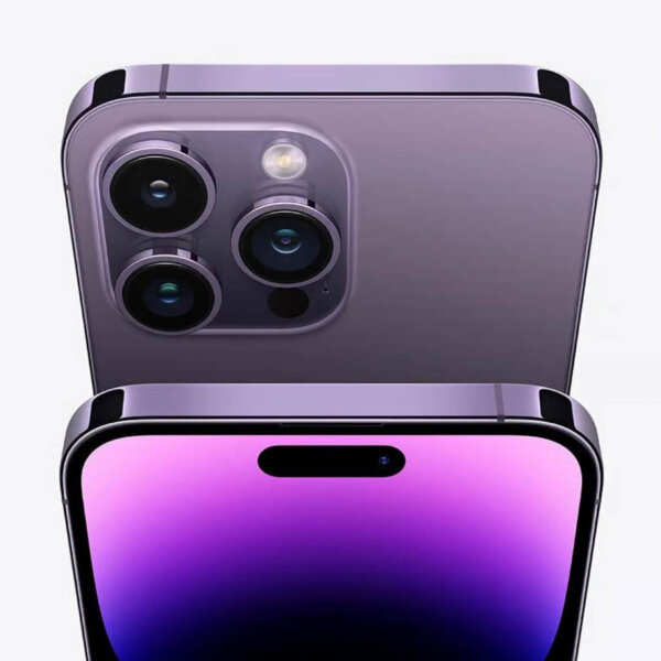 Apple iPhone 14 Pro max, 128GB, Dunkellila, Akku 93%, Apple Garantie: Abgelaufen, Inkl. USB Ladekabel