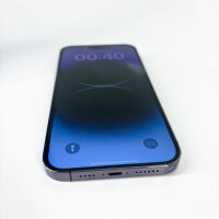 Apple iPhone 14 Pro max, 128GB, Dunkellila, Akku 93%, Apple Garantie: Abgelaufen, Inkl. USB Ladekabel