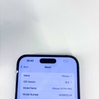Apple iPhone 14 Pro max, 128GB, Dunkellila, Akku 93%, Apple Garantie: Abgelaufen, Inkl. USB Ladekabel