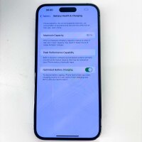 Apple iPhone 14 Pro max, 128GB, Dunkellila, Akku 93%, Apple Garantie: Abgelaufen, Inkl. USB Ladekabel