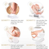 Essy Callus Remover, Model No. not available, Electric, 5 replacement rollers, ideal for pedicures and foot care.