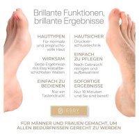 Essy Callus Remover, Model No. not available, Electric, 5 replacement rollers, ideal for pedicures and foot care.