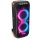 JBL PartyBox 710, Tragbarer Bluetooth-Lautsprecher (GENERALÜBERHOLT), Spritzwassergeschützt, mit Lichteffekten, mobil und rollbar.