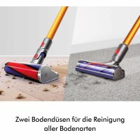 Dyson V8 Absolute, kabelloser Staubsauger, leistungsstark, vielseitig, HEPA-Filter, bis zu 40 Min. Laufzeit, leicht und handlich.