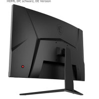 MSI Optix G32C4, 32" FHD Gaming Monitor, VA Panel, 165 Hz, 1 ms, FreeSync, HDMI, DP, schwarz, DE Version