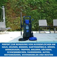 AR Blue Clean e-2DUALSPEED D High-pressure cleaner, 2200 W, 160 bar, 460 l/h, Dual Speed ​​System, pipe cleaning probe, patio cleaner.
