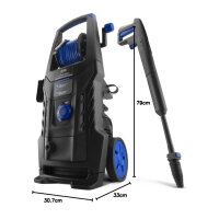 AR Blue Clean e-2DUALSPEED D High-pressure cleaner, 2200 W, 160 bar, 460 l/h, Dual Speed ​​System, pipe cleaning probe, patio cleaner.