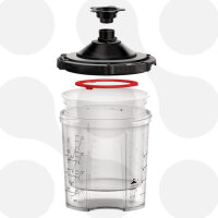 ONYX paint processing system, Soft Cup Edition 600, 600 ml, dispenser box with 2 outer cups, 50 lids, 50 filter sieves, 50 inner cups, 20 caps.