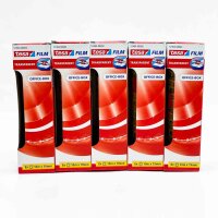 tesafilm Transparent 8-pack - strong adhesive, age-resistant, tear-resistant - 10 m x 19 mm