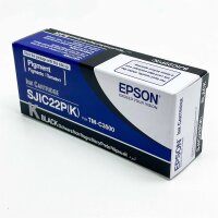 Epson Druckerpatrone SJIC22P(K) (C33S020601), schwarz, hochwertige Tinte, optimale Druckqualität, für präzise Ergebnisse.