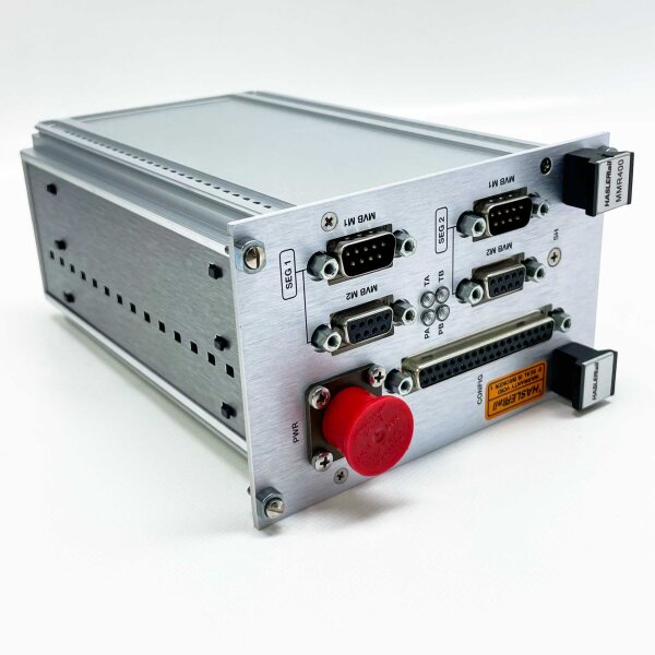 Haslerail, MMR400-024-TX-000, Extender, +24VDC, 8+8W MAX, ideal for extended power supply.