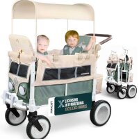 WonderFold VW2, KinderVan, 2 seater, foldable stroller,...