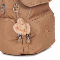 Kipling Basic Rucksack, Cookie Beige, Damen, leichter Stoff, verstellbare Träger, geräumiges Hauptfach, praktische Vordertasche.