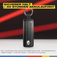 Skullcandy Method 360 ANC, Bluetooth Kopfhörer, Premium Noise Cancelling, 40h Akku, schweiß- und wasserresistent, Schwarz.