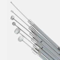 S.I.P cable kit 9418070V PERFORMANCE, for Vespa 125 V1-15/V30-33/VM/VN/150 VL/VB1/Hoffmann/ACMA, high quality, precise fit.