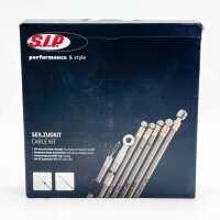 S.I.P cable kit 9418070V PERFORMANCE, for Vespa 125 V1-15/V30-33/VM/VN/150 VL/VB1/Hoffmann/ACMA, high quality, precise fit.