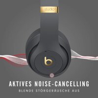 Beats Studio 3, Over-Ear Kopfhörer, (GENERALÜBERHOLT), Skyline Edition, Asphaltgrau, kabellos, Noise Cancelling, ohne OVP.