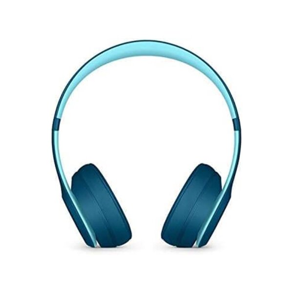 Beats Solo3, wireless on-ear headphones, blue, without original packaging, powerful sound, long battery life, comfortable fit.