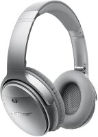 Bose QuietComfort 35 II, Wireless Noise-Cancelling Headphones, Over-Ear, Bluetooth, Microphone, Alexa, Silver