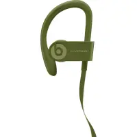 Beats Powerbeats3, wireless Bluetooth headphones, lawn green, sporty, sweat-resistant, long battery, optimal fit.