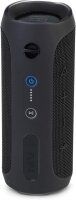 JBL Flip 4, Bluetooth Lautsprecher (GENERALÜBERHOLT), Schwarz, wasserfest, kompakt, kraftvoller Sound, ideal für unterwegs.