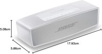 Bose SoundLink Mini II, Bluetooth Lautsprecher, Special Edition, Silber, kompakt, kraftvoller Klang, tragbar, lange Akkulaufzeit.