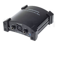 Di-Box Active: Millennium DI-33, aktiver DI-Box, hohe Klangqualität, robustes Gehäuse, ideal für Live-Performances.