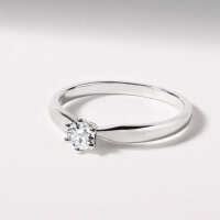 Diamond engagement ring, white gold, classic, sparkling diamond, timeless design, exquisite craftsmanship.