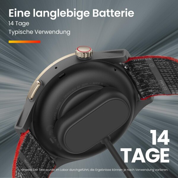 Amazfit Cheetah, Lauf-Smartwatch, GPS, Offline-Karten, Trainingsvorlage, Herzfrequenzmesser, Alexa, 2 Std. Ladezeit.