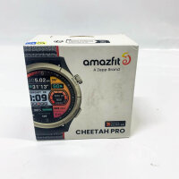 Amazfit Cheetah, Lauf-Smartwatch, GPS, Offline-Karten, Trainingsvorlage, Herzfrequenzmesser, Alexa, 2 Std. Ladezeit.