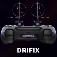 HEXGAMING PHANTOM Pro Gaming-Controller, PS5/PC/Mobil, 4 Tasten, 6 Profile, 8 Analogsticks, adjustable Triggers, Shadow Grey.