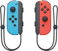 Nintendo Switch OLED, Japanische Version, Handheld-Konsole, Joy-Con (L) Neonblau / (R) Neonrot, 7" OLED-Display.