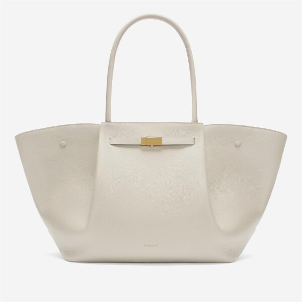 DeMellier The New York, Off-White, leather bag, grained, stylish design, versatile, elegant accessory.