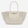 DeMellier The New York, Off-White, leather bag, grained, stylish design, versatile, elegant accessory.