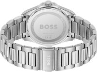 BOSS Strike Herren Uhr, Quarzwerk, Edelstahlarmband, 3-Zeiger, stilvoll & robust, ideal für jeden Anlass.