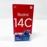 Xiaomi Redmi 14C, 4GB RAM, 128GB, Smartphone, Starry Blue, powerful processor, large display, long battery life.