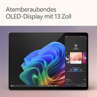 Microsoft Surface Pro 11 X Plus, 2-in-1 Laptop, 16GB RAM, 512GB SSD, vielseitig, leicht, Touchscreen, lange Akkulaufzeit.