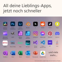 Microsoft Surface Pro 11 X Plus, 2-in-1 Laptop, 16GB RAM, 512GB SSD, vielseitig, leicht, Touchscreen, lange Akkulaufzeit.