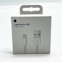 Apple Lightning - USB-A Kabel, 1 m, zum Laden und Synchronisieren von iOS-Geräten, langlebig und flexibel.