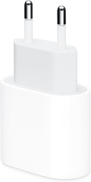 Apple 20W USB-C Power Adapter, compact, fast charging, ideal for iPhone and iPad, previous model.