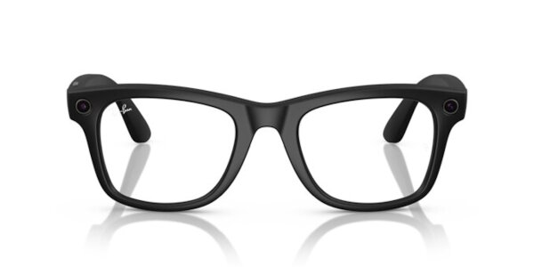 Ray-Ban, META WAYFARER RW4008 601S1M, Sunglasses, Matte Black, S 53, stylish design, UV protection, robust material.